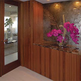 チークリビングドア